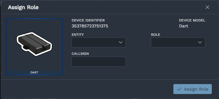 Assigning a device to a resource