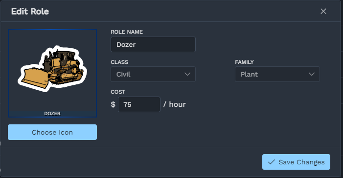 Creating a new role