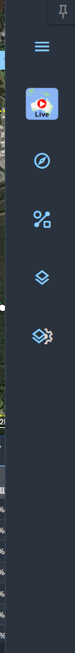 Map tools sidebar