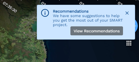 Notification when a project has recommendations